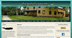 Desktop Screenshot of melvillesociety.org